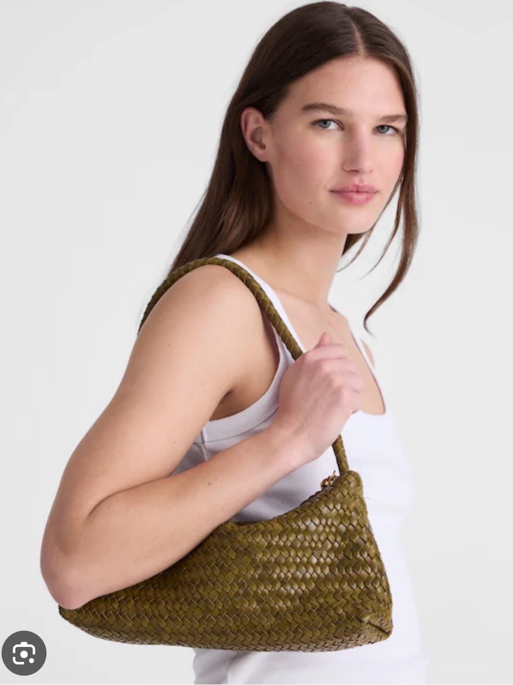 MADEWELL The Signature Woven Mini Zip Shoulder Bag $158 - Picture 2 of 5
